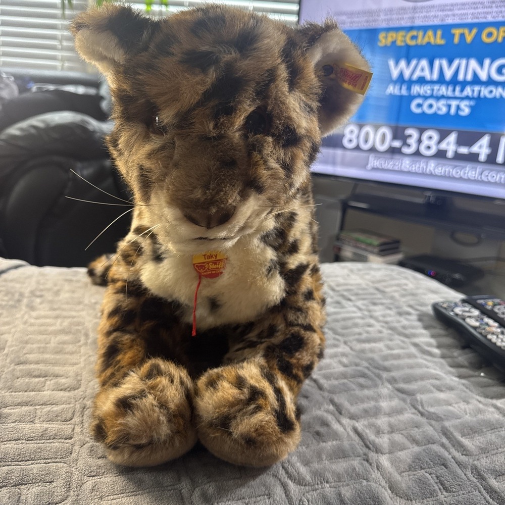 Vtg Original Steiff Taky the Leopard ‎ Made Austria 0890/40